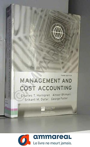 Imagen del vendedor de Management and Cost Accounting a la venta por Ammareal