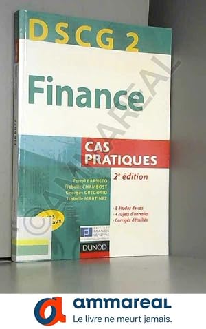 Seller image for DSCG 2 - Finance - 2e dition - Cas pratiques for sale by Ammareal