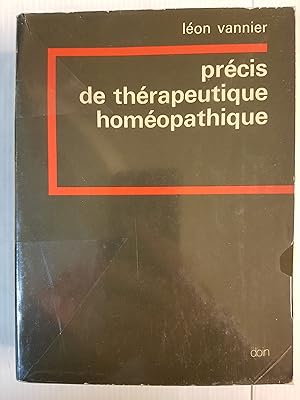 Précis de thérapeutique homéopathique