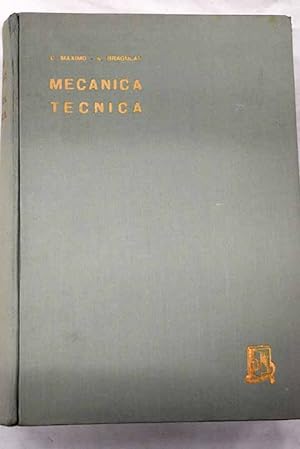 Bild des Verkufers fr Mecanica Tecnica zum Verkauf von Alcan Libros