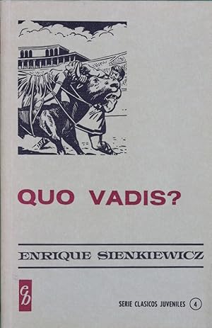 Imagen del vendedor de Quo vadis? a la venta por Librera Alonso Quijano