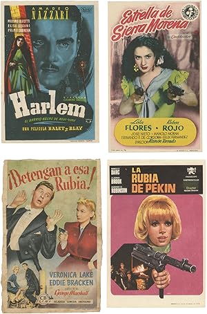 Women with Guns (36 Spanish film heralds, 1937-1969)