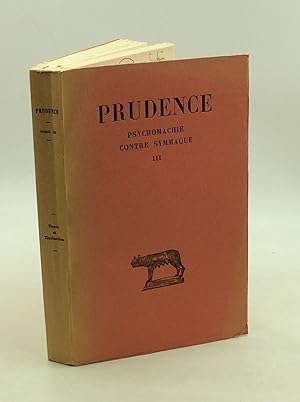 Seller image for PRUDENCE, Tome III: Psychomachie Contre Symmaque for sale by Kubik Fine Books Ltd., ABAA