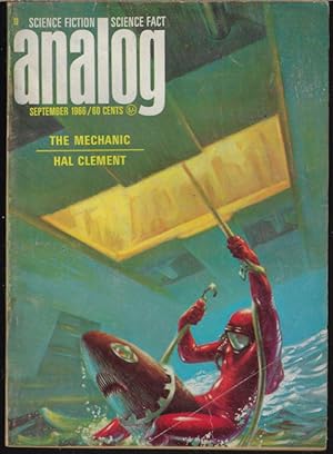 Image du vendeur pour ANALOG Science Fiction/ Science Fact: September, Sept. 1966 ("Too Many Magicians") mis en vente par Books from the Crypt