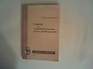 Image du vendeur pour Geschlecht- und Geschlechtsbestimmung im Tier-und Pflanzenreich, Sammlung Gschen. Band 1127. mis en vente par ANTIQUARIAT FRDEBUCH Inh.Michael Simon