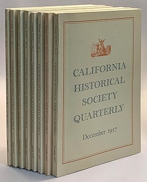 California Historical Society Quarterly, Vol. XXXV, No. 1-4, 1956; and Vol. XXXVI, No. 1-4, 1957 ...