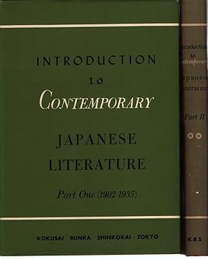 Bild des Verkufers fr 2 BANDE: Introduction to contemporary Japanese Literature Part I (1902-1935) + Part II (1936-1955) zum Verkauf von Fundus-Online GbR Borkert Schwarz Zerfa