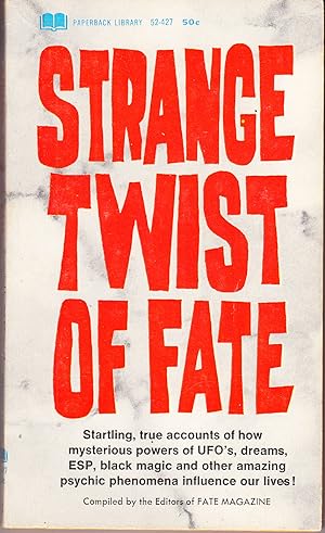 Imagen del vendedor de Strange Twist of Fate a la venta por John Thompson