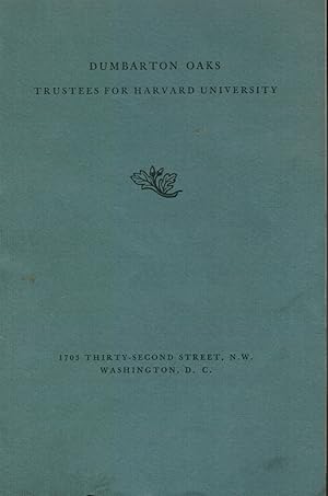 Imagen del vendedor de Dumbarton Oaks: Trustees for Harvard University a la venta por Bookshop Baltimore