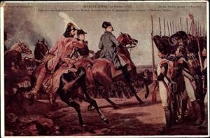 Künstler Ansichtskarte / Postkarte Vernet, Horace, Schlacht bei Jena 1806, Napoleon