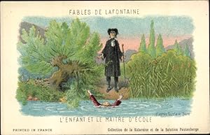 Image du vendeur pour Knstler Ansichtskarte / Postkarte Dor, Gustave, Fables de Lafontaine, L'Enfant et le Maitre d'Ecole mis en vente par akpool GmbH