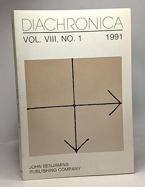 Imagen del vendedor de Diachronica - international journal of Historical Linguistics - VOLUME VIII n1 (spring 1991) a la venta por crealivres