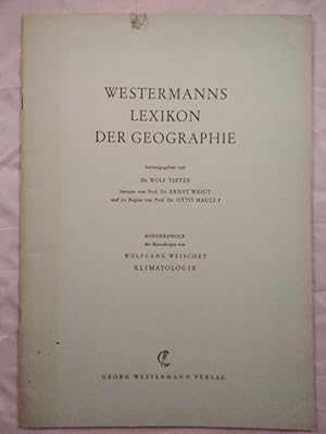 Westermanns Lexikon der Geographie - Klimatologie.