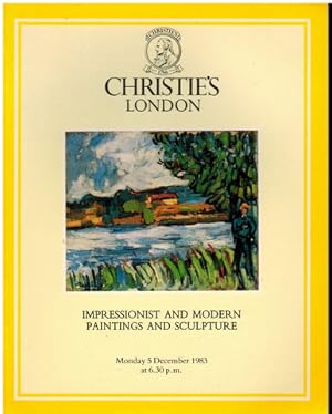 Christie`s Auktionskatalog: Impressionist and Modern Painting and Sculpture. London 5. December 1...