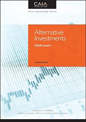 Imagen del vendedor de Alternative Investments: CAIA Level I (Wiley Finance) a la venta por Pieuler Store