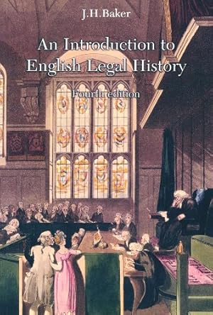 Seller image for An Introduction To English Legal History for sale by Pieuler Store