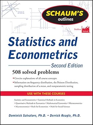 Imagen del vendedor de Schaum's Outline of Statistics and Econometrics, Second Edition a la venta por Pieuler Store