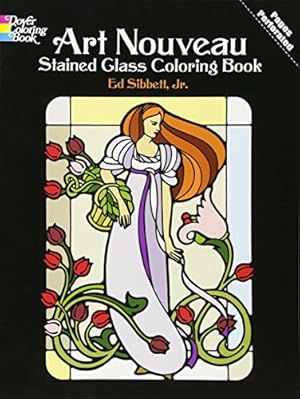 Seller image for Art Nouveau Stained Glass Coloring Book (Dover Design Stained Glass Coloring Book) for sale by Pieuler Store
