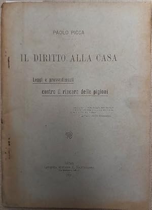 Il diritto alla casa. Leggi e provvedimenti contro il rincaro delle pigioni