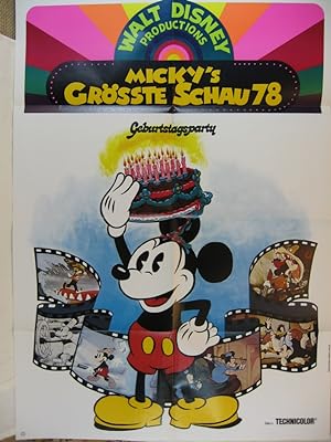 Kinoplakat: Micky s grösste Schau 78. Geburtstagsparty.
