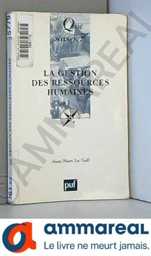 Seller image for La Gestion des ressources humaines for sale by Ammareal