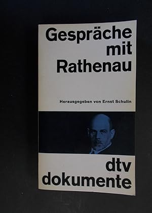 Seller image for Gesprche mit Rathenau for sale by Antiquariat Strter