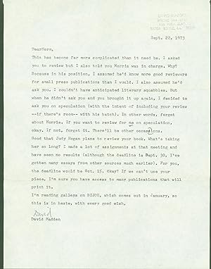 typed letter signed