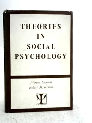 Immagine del venditore per Theories in Social Psychology venduto da World of Rare Books