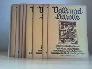 Volk und Scholle 1936. Heft 1, 2, 3, 5, 6, 9, 10, 11, 12.14. Jahrgang. Zeitschrift des Landschaft...