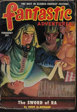 Bild des Verkufers fr FANTASTIC ADVENTURES: February, Feb. 1951 zum Verkauf von Books from the Crypt