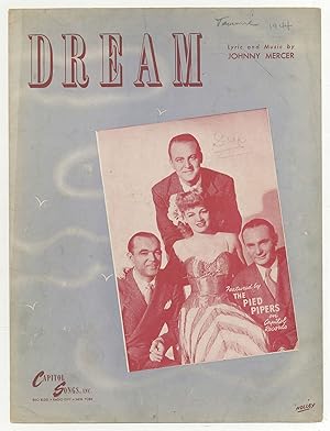 Image du vendeur pour [Sheet music]: Dream mis en vente par Between the Covers-Rare Books, Inc. ABAA