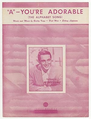 Seller image for [Sheet music]: "A" - You're Adorable (The Alphabet Song) for sale by Between the Covers-Rare Books, Inc. ABAA