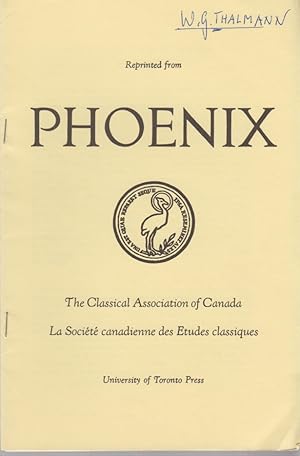 Seller image for Speech and Silence in the Oresteia 1: Agamemnon 1025-1029. [From: Phoenix, Vol. 39, No. 2, 1985]. for sale by Fundus-Online GbR Borkert Schwarz Zerfa