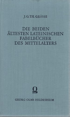 Image du vendeur pour Die beiden ltesten lateinischen Fabelbcher des Mittelalters des Bischofs Cyrillus Speculum Sapientiae und des Nicolau Pergamenus Dialogus Creaturarum. mis en vente par Fundus-Online GbR Borkert Schwarz Zerfa