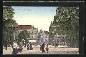 Ansichtskarte Düsseldorf, Corneliusplatz