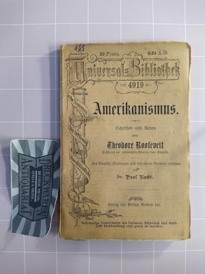 Bild des Verkäufers für Amerikanismus. Schriften und Reden. (Reclams Universal-Bibliothek. Nr. 4919). zum Verkauf von Druckwaren Antiquariat