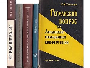 Büchersammlung Deutsch-russische Beziehungen, in russischer Sprache". 5 Titel. 1.) G. M. Truchno...