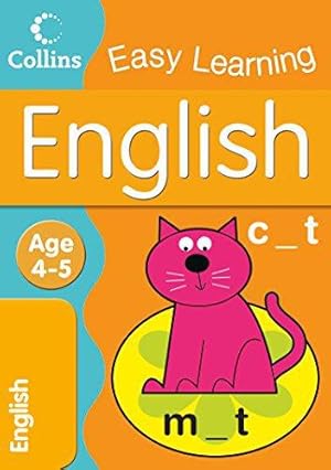 Image du vendeur pour English: Help your child improve their literacy skills with Easy Learning English for Age 4-5. (Collins Easy Learning Age 3-5) (Collins Easy Learning Age 7-11) mis en vente par WeBuyBooks