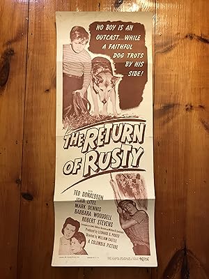 Bild des Verkufers fr The Return of Rusty Insert 1946 Ted Donaldson, John Litel zum Verkauf von AcornBooksNH