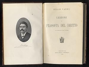 Lezioni di filosofia del diritto. Col ritratto dell'autore.