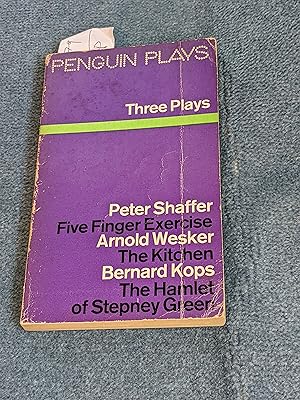 Seller image for Three Plays: Five Finger Exercise, The Kitchen, The Hamlet of Stepney Green for sale by East Kent Academic