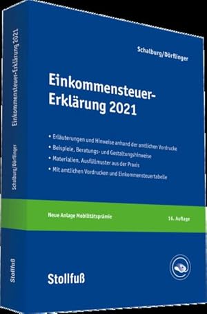 Immagine del venditore per Einkommensteuer-Erklrung 2021 : Erluterungen, Beratungshinweise und Checklisten. venduto da AHA-BUCH GmbH