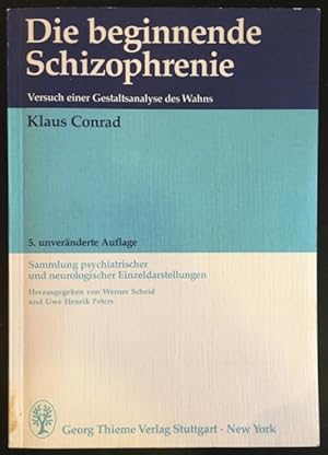 Die beginnende Schizophrenie: Versuch einer Gestaltanalyse des Wahns.