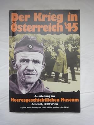 Imagen del vendedor de Der Krieg in sterreich `45 a la venta por Malota