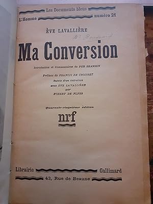 Seller image for ma conversion for sale by MBLIVRES