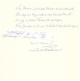 Seller image for KARL MEIER-LEMGO (Karl Ernst Meier, 1882-1969) Professor Dr., lippischer Maler, Schriftsteller und Heimatforscher for sale by Herbst-Auktionen