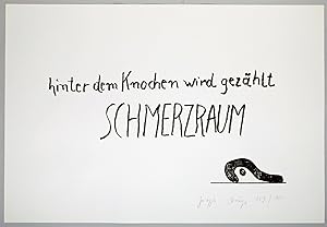 Joseph Beuys, Schmerzraum, Siebdruck, 1984