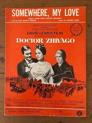 Imagen del vendedor de SOMEWHERE, MY LOVE (from "Doctor Zhivago") a la venta por Jim Hodgson Books