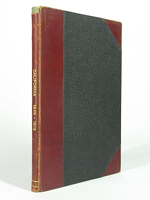 Seller image for California 1849 - 1913 or The Rambling Sketches and Experiences of Sixty-Four Years' Residence in that State - WITH Prospectus Tipped-In; Clarence Bagley's copy for sale by Long Brothers Fine & Rare Books, ABAA