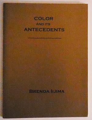 Immagine del venditore per Color and its Antecedents venduto da Derringer Books, Member ABAA